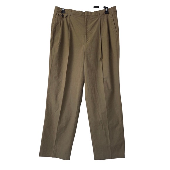 J.‎ Crew Relaxed Fit Suit Pant in Cotton Poplin 36 x 32 Khaki NWT $198 CF204